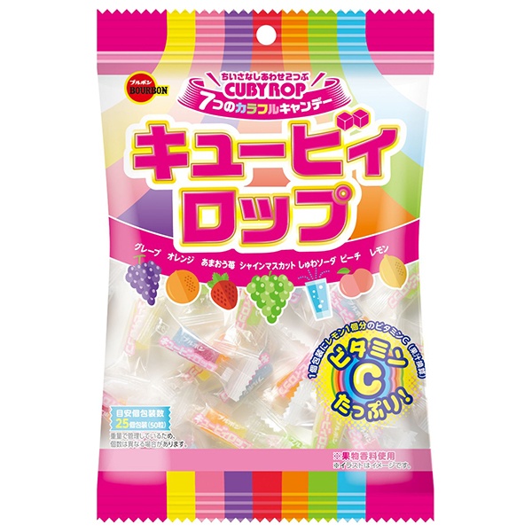 ブルボン キュービーロップ 100g×10個入|お菓子 おやつ キャンディ 飴 アメ