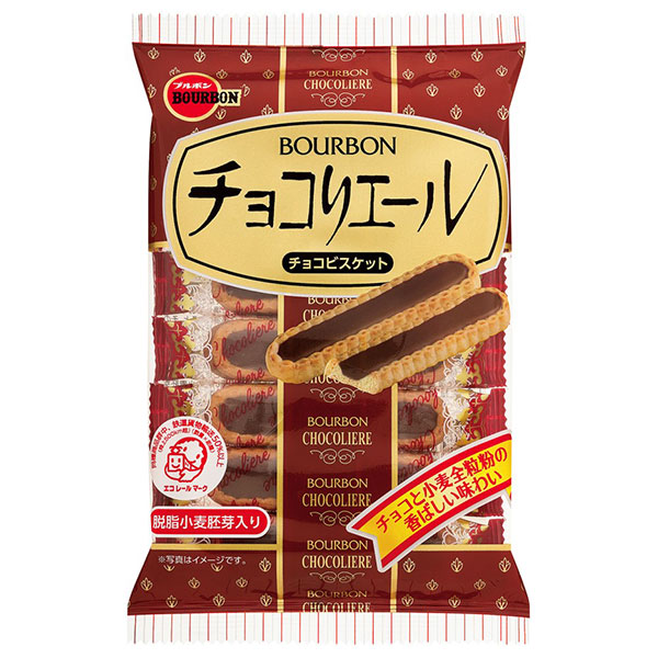 ブルボン チョコリエール 14本×12袋入|お菓子 チョコ ビスケット