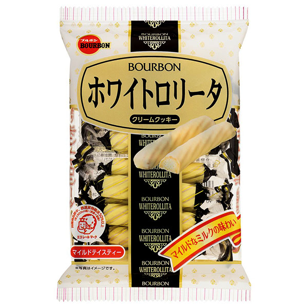 ブルボン ホワイトロリータ 14本×12袋入|菓子 チョコ クッキー