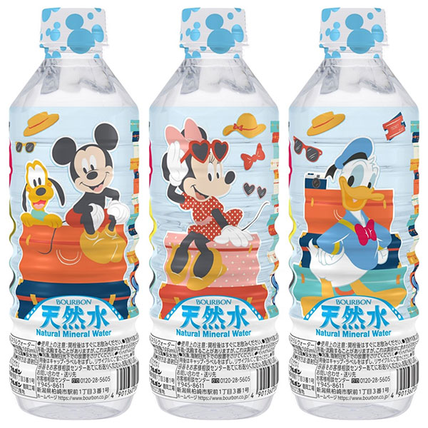 ブルボン ディズニー 天然水 500mlペットボトル×24本入|ディズニー キャラクター 水