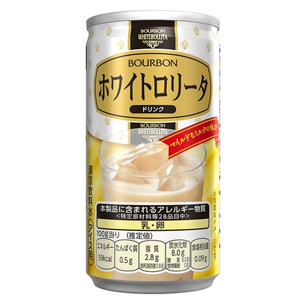 ブルボン ホワイトロリータ ドリンク 180g缶×30本入|お菓子 ドリンク デザート おやつ 缶 アイス用