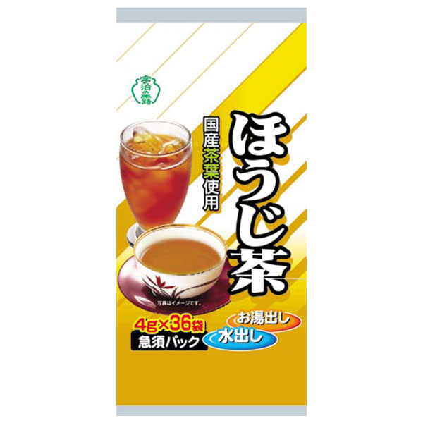 宇治の露製茶 宇治の露 ほうじ茶 ティーパック 4g×36P×12袋入×(2ケース)|茶飲料 嗜好品 ほうじ茶 ティーバッグ TB TP 袋