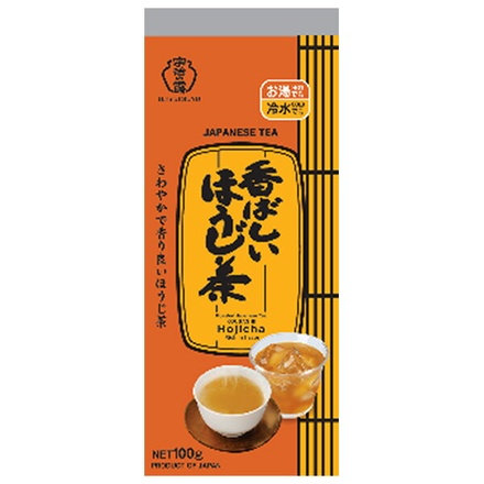 宇治の露製茶 宇治の露 香ばしいほうじ茶 100g×12袋入|茶飲料 嗜好品 茶葉 ほうじ茶 袋