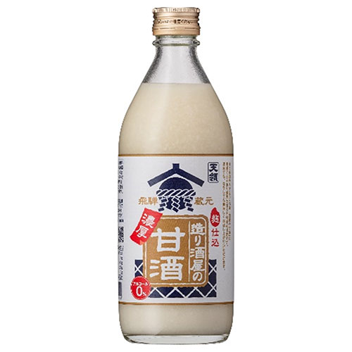 天領食品 造り酒屋の濃厚甘酒 500g瓶×12本入|甘酒 あまざけ 米麹 ノンアルコール