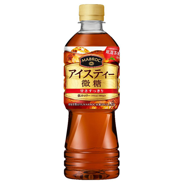 ポッカサッポロ マブロック アイスティー 微糖 525mlペットボトル×24本入|ストレートティー 紅茶 PET 微糖