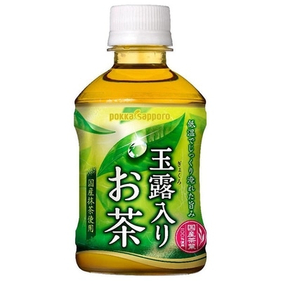 ポッカサッポロ 玉露入りお茶 275mlペットボトル×24本入|茶飲料 緑茶 PET