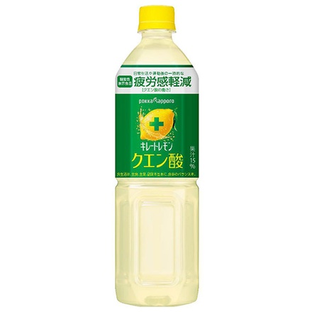 ポッカサッポロ キレートレモン クエン酸【機能性表示食品】 900mlペットボトル×12本入×(2ケース)|果実飲料 レモン 果汁 PET