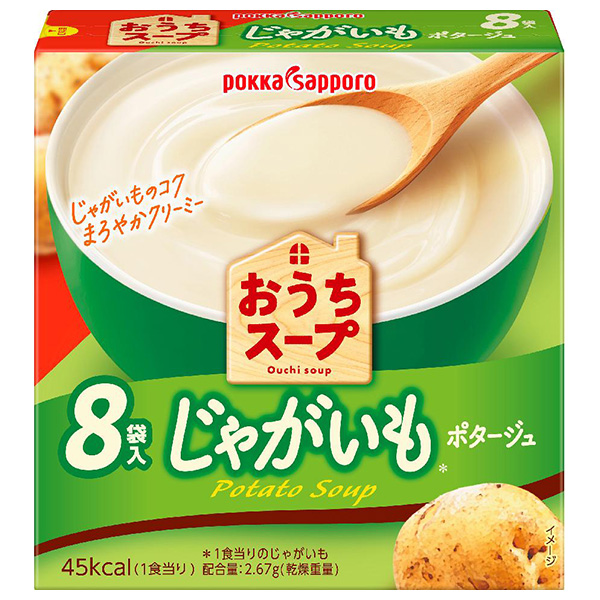 ポッカサッポロ おうちスープ じゃがいも 96.0g(8P)×40個入|インスタント ホット スープ じゃがいも