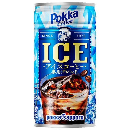 ポッカサッポロ ポッカコーヒー アイス 185g缶×30本入|缶コーヒー 珈琲 Pokka コーヒー ミルク入り アイスコーヒー アイス