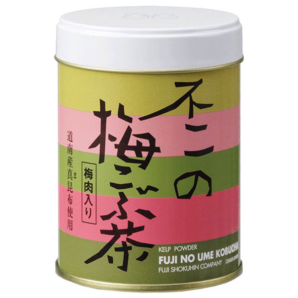 不二食品 不二の梅こぶ茶 50g缶×6個入|嗜好品 茶飲料 顆粒 梅こんぶ茶 缶