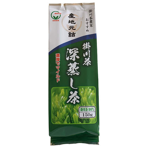 山城物産 掛川深蒸し茶 150g×20袋入|嗜好品 茶飲料 茶葉 緑茶 袋