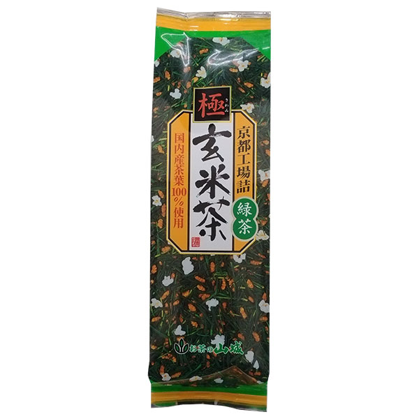山城物産 極玄米茶 200g×15袋入|嗜好品 茶飲料 茶葉 緑茶 玄米茶