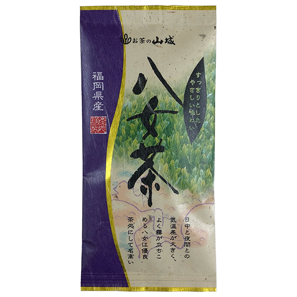 山城物産 茶処 八女茶 80g×30袋入|嗜好品 茶飲料 茶葉 緑茶 袋
