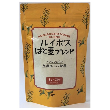 山城物産 ルイボスはと麦ブレンド (3g×20P)×20袋入|嗜好品 茶飲料 ルイボスティ ティーバッグ ノンカフェイン