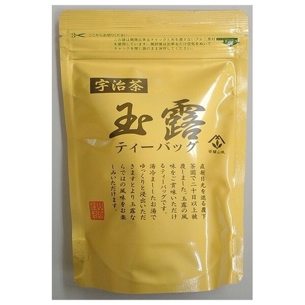 山城物産 宇治茶 玉露 ティーバッグ (3g×10P)×12袋入|嗜好品 茶飲料 茶葉 緑茶 ティーパッグ
