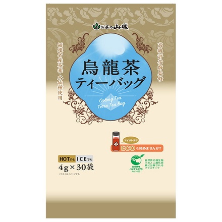 山城物産 烏龍茶 ティーバッグ (4g×30袋)×20袋入|嗜好品 インスタント ティーバッグ 茶飲料 烏龍茶