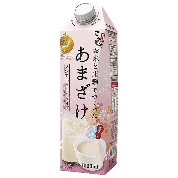 コーセーフーズ こうじや里村 お米と米麹でつくったあまざけ 1000ml紙パック×6本入|甘酒 米 米麹 ノンアルコール 国産米 あまざけ