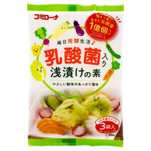 コーセーフーズ 乳酸菌入り 浅漬けの素 60g×10袋入|調味料 一般食品 漬物 素 乳酸菌