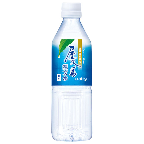 南日本酪農協同 屋久島縄文水 500mlペットボトル×24本入×(2ケース)|天然水 飲料水 ナチュラルウォーター 軟水 PET