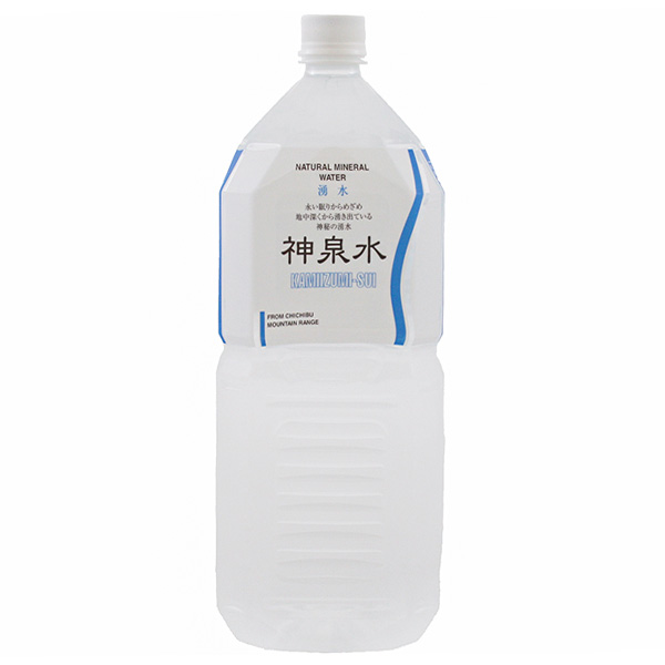 ヤマキ醸造 神泉水 2LPET×6本入|水 ミネラルウォーター 天然水 軟水 2L 2l 2000ml