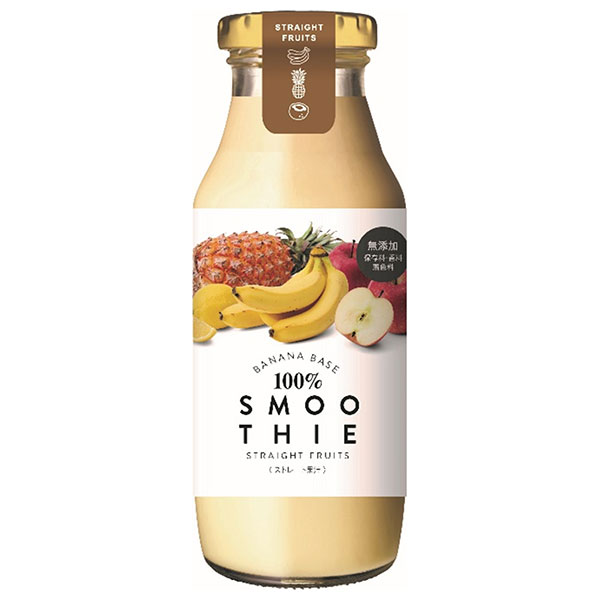 ビッグバーンフーズ 100%スムージー Nバナナベース 180g瓶×30本入|スムージー ミックス バナナ