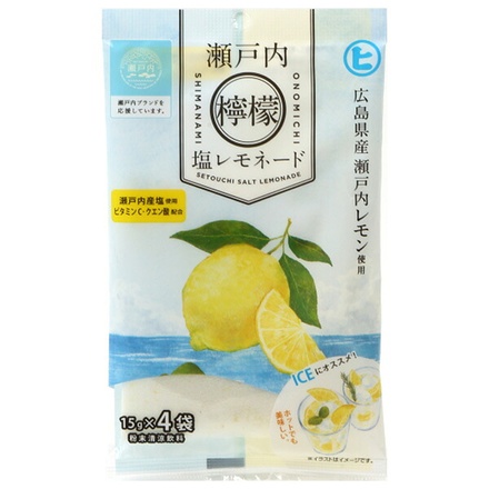 樋口製菓 瀬戸内塩レモネード (15g×4袋)×20個入|ドリンク 粉末 インスタント レモン