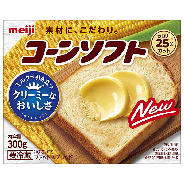 明治 コーンソフト 300g×12箱入 チルド 冷蔵品|チルド バター マーガリン 乳製品 meiji