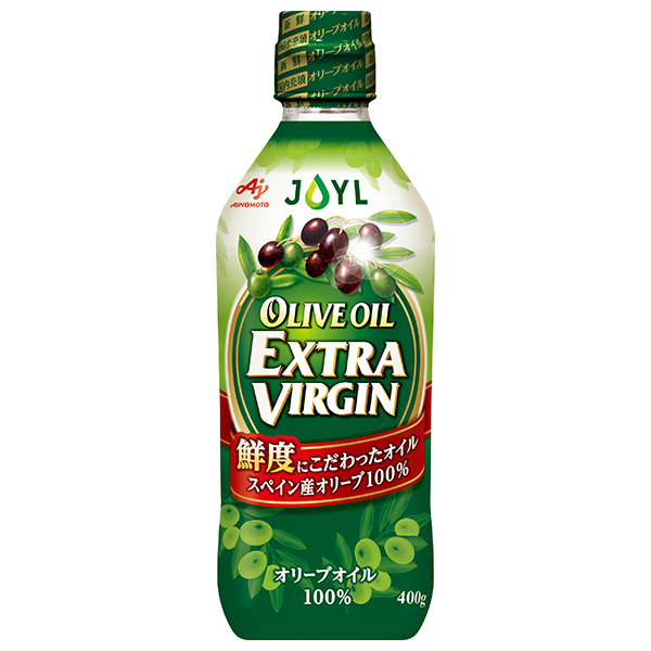 J-オイルミルズ AJINOMOTO オリーブオイルエクストラバージン 400g瓶×12本入|味の素 オリーブオイル 調味料 油