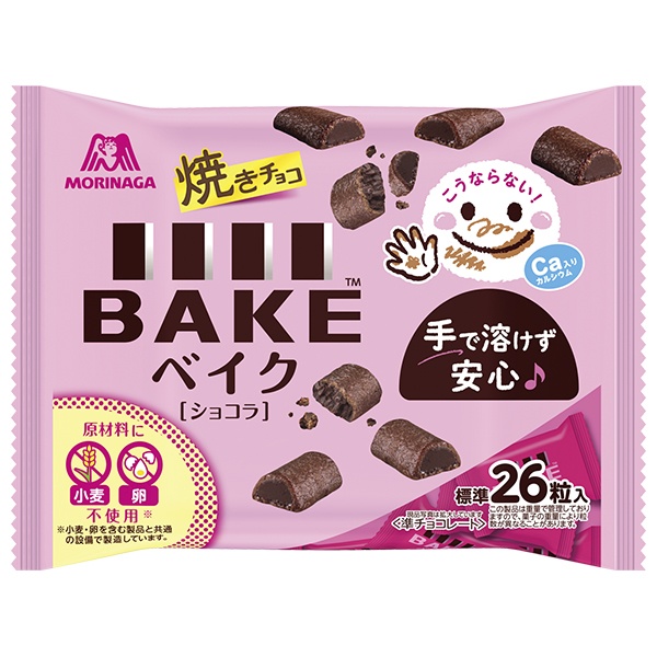 森永製菓 ベイク ショコラ 101g×16袋入|チョコレート 焼きチョコ 手で溶けない