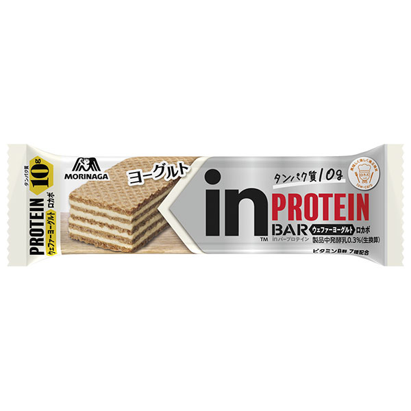 ネコポス 森永製菓 inバー プロテイン ヨーグルト 12本入| 全国ウエハース ウェファータイプ 高タンパク 栄養 ロカボ