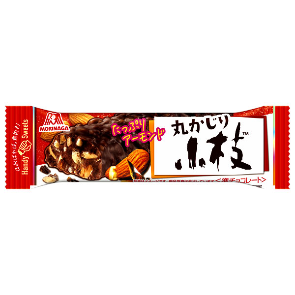森永製菓 丸かじり小枝 10個入|お菓子 チョコレート こえだ アーモンド