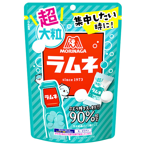 森永製菓 超大粒ラムネ 60g×6袋入|お菓子 ラムネ 袋