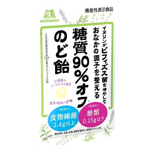 森永製菓 糖質90%オフのど飴 58g×7袋入|お菓子 飴・キャンディー