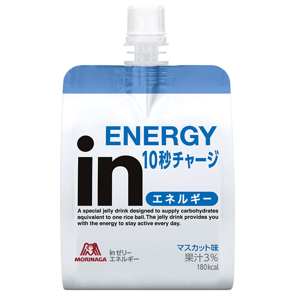 森永製菓 inゼリー エネルギー 180gパウチ×36本入×(2ケース)|ゼリー飲料 ウイダー ゼリー 栄養