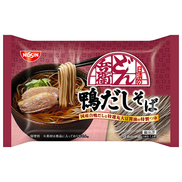 日清食品 どん兵衛 鴨だしそば 1食×20袋入 冷凍商品|冷凍食品 そば どんべえ