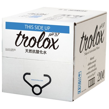 トロロックス 天然抗酸化水 Trolox(トロロックス) 20L×1箱入|ミネラルウォーター 温泉水 アルカリイオン水 超軟水 大容量