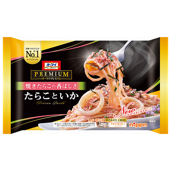 日本製粉 オーマイプレミアム 焼きたらこの香ばしさ たらこといか 1食×12袋入 冷凍商品|オーマイプレミアム 冷凍食品 パスタ