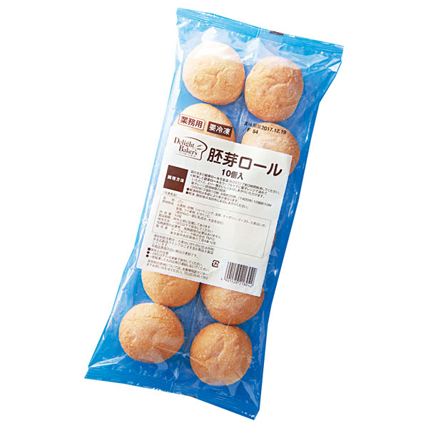 テーブルマーク 胚芽ロール 10個×10袋入 冷凍商品|冷凍食品 胚芽ロール パン