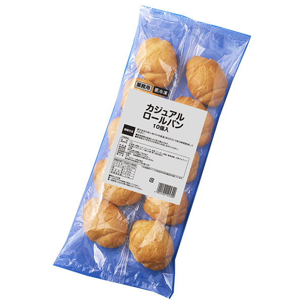 テーブルマーク カジュアルロールパン 10個×8袋入 冷凍商品|冷凍食品 ロールパン パン