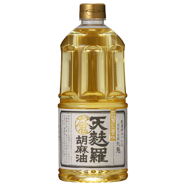 九鬼産業 天麩羅 胡麻油 910gPET×6本入|ごま油 九鬼 ゴマ油 天ぷら 食用油