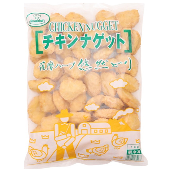 ロイヤルシェフ チキンナゲット 1kg×10袋入 冷凍商品|冷凍食品 ロイヤルシェフ チキンナゲット