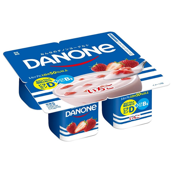 ダノンジャパン ダノンヨーグルト いちご (70g×4)×6個入 チルド 冷蔵品|ダノン ヨーグルト ダノンヨーグルト