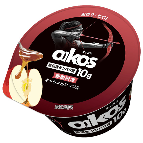 ダノンジャパン 【チルド商品】ダノン オイコスヨーグルト 高吸収タンパク質 キャラメルアップル 113g×12個入 メーカー 問屋直送|ダノン ヨーグルト オイコス 砂糖 タンパク質 脂肪0 低GI 期間限定