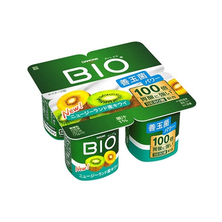 ダノンジャパン ダノンビオ BIO ニュージーランド産キウイ (75g×4)×6個入 メーカー 問屋直送|ダノン ヨーグルト キウイ ダノンヨーグルト