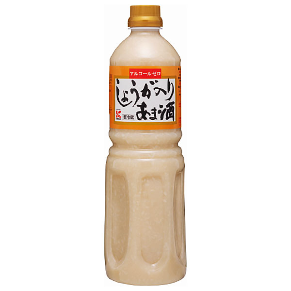 かねこみそ しょうが入り あま酒 1000mlペットボトル×8本入 チルド 冷蔵品|チルド 甘酒 あまざけ 生姜 ショウガ