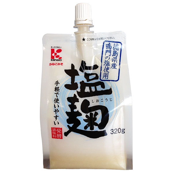 かねこみそ 塩麹 320g×12本入|塩こうじ 米糀 鳴門の塩 調味料