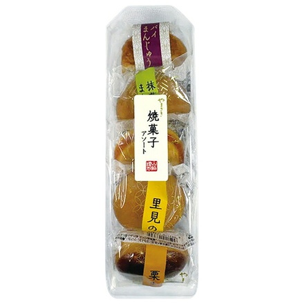 山崎製パン 焼菓子 アソート 5個入×5袋入|和菓子 饅頭 栗 抹茶 パイ 5種