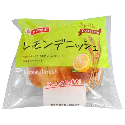 山崎製パン テイスティロング レモンデニッシュ ×10袋入|ヤマザキ ロングライフパン 長期保存 非常食 菓子パン レモン デニッシュ