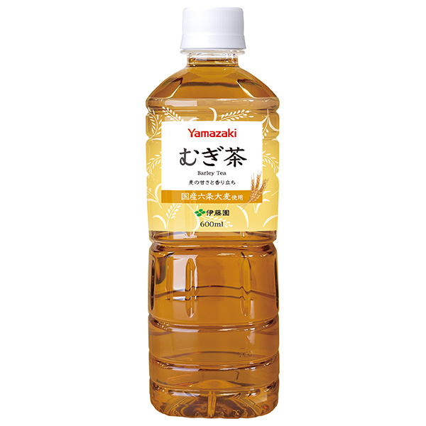 山崎製パン 麦茶 600mlペットボトル×24本入|お茶 麦茶 むぎ茶 国産 六条大麦