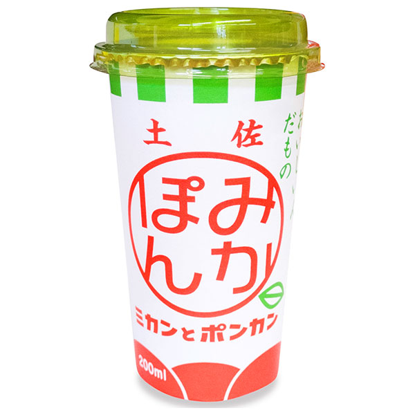 高知アイス みかぽん 200ml×12本入|果実飲料 オレンジジュース みかん オレンジ